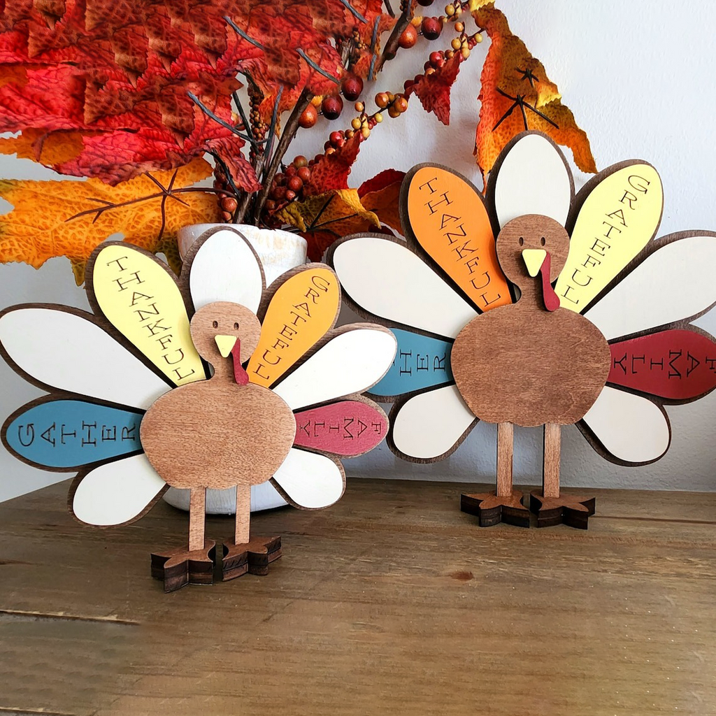 Thanksgiving Turkey Shelf Sitters