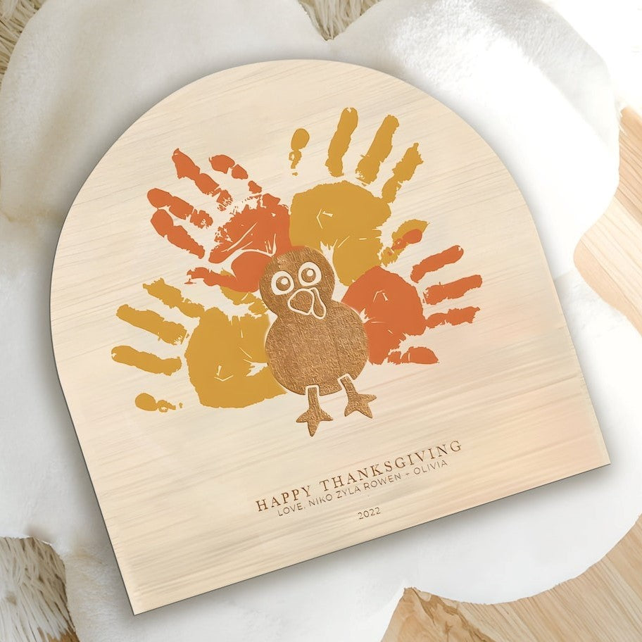Thanksgiving Hand Print Art , Turkey Kids Art