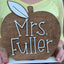 Personalized teacher gift, Apple sign teacher, back to school decor