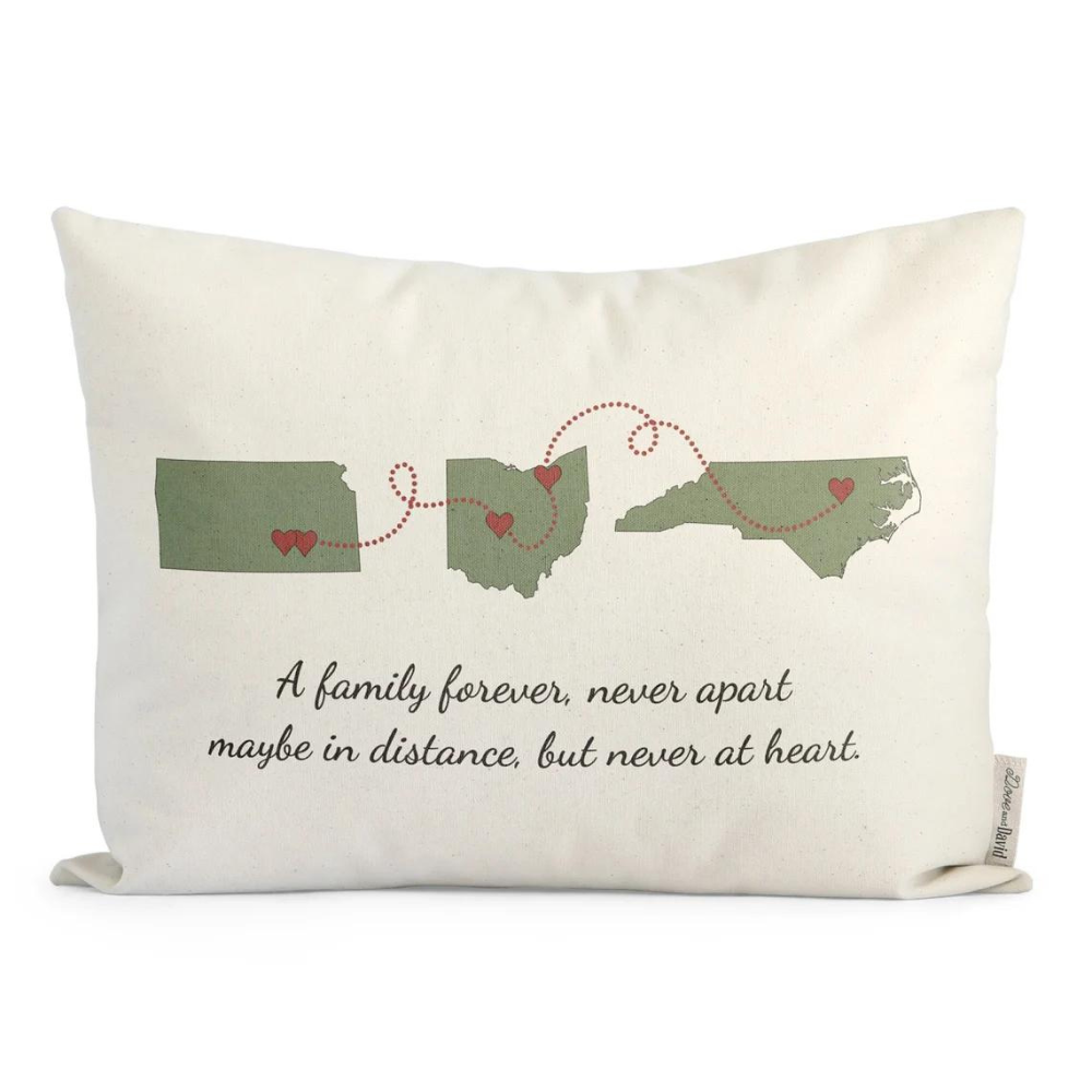 Customized Throw Pillows - Anniversary Gift for Family
