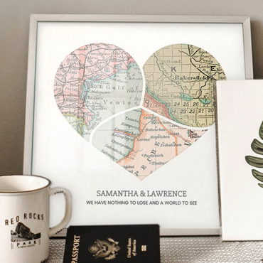 Personalized Coin Holder Travel Gift - Gift for Travel Lovers