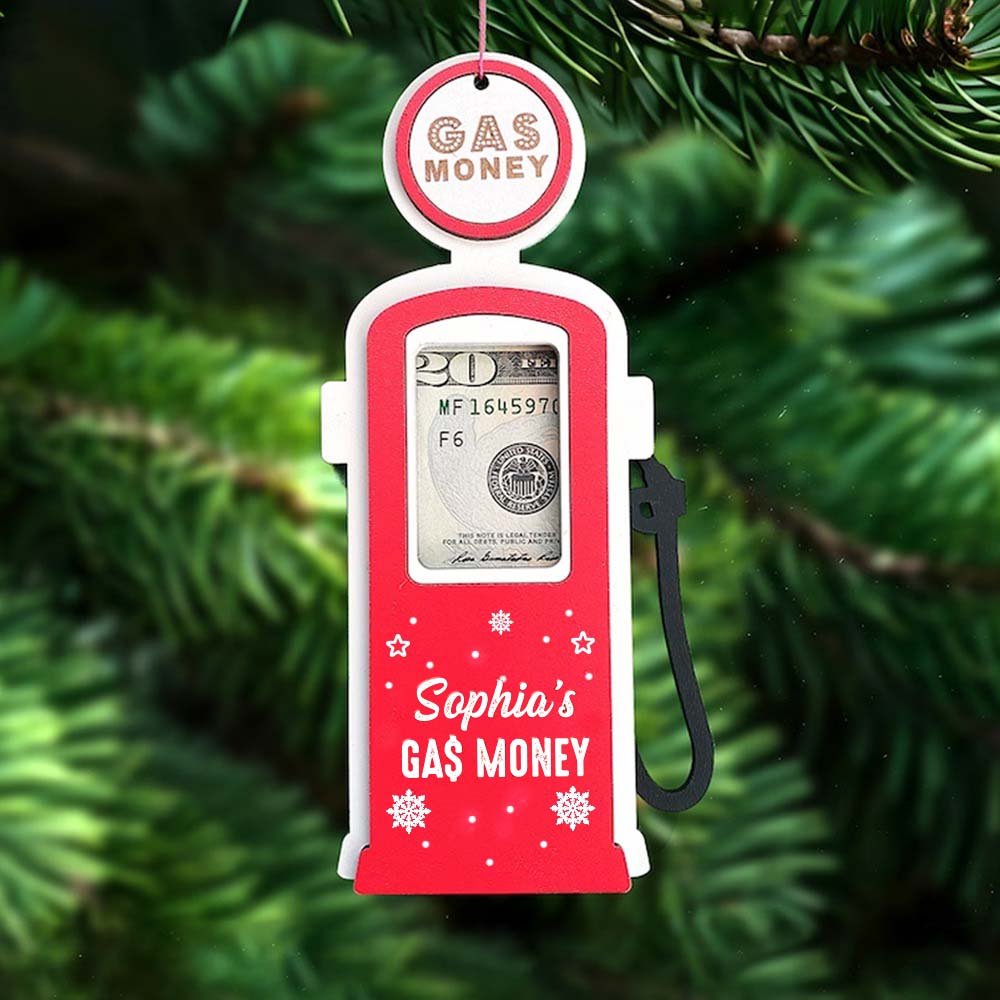 Gas Money Christmas Gift Card Holder