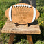 Personalized God Scored A Touchdown Woodsign - Father's Day Gift