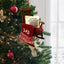 Custom Christmas in Heaven Rocking Rustic Chair Ornament