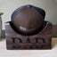 Custom Wooden Hat Holder Box With Kids' Name Gift for Dad from Kids