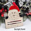 Personalized Santa Christmas Money Holder, Christmas Stocking Stuffer