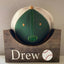 Custom Wooden Hat Holder Box With Ball Green Version
