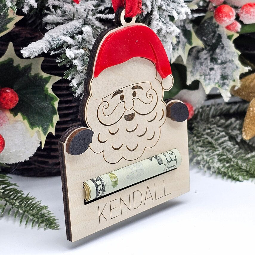 Personalized Christmas Money Holder, Family Christmas Gift