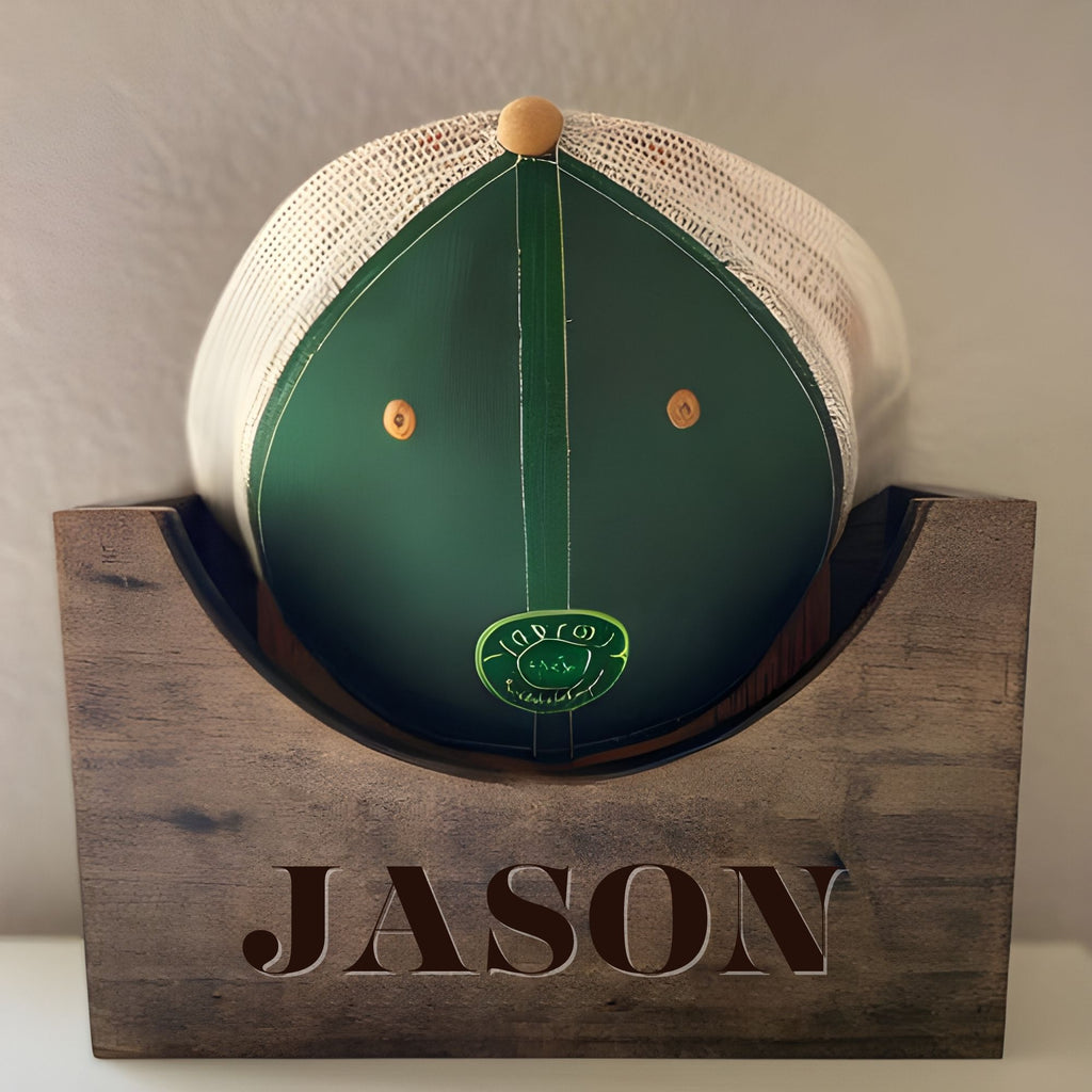 Custom Wooden Hat Holder Box Gift for Men