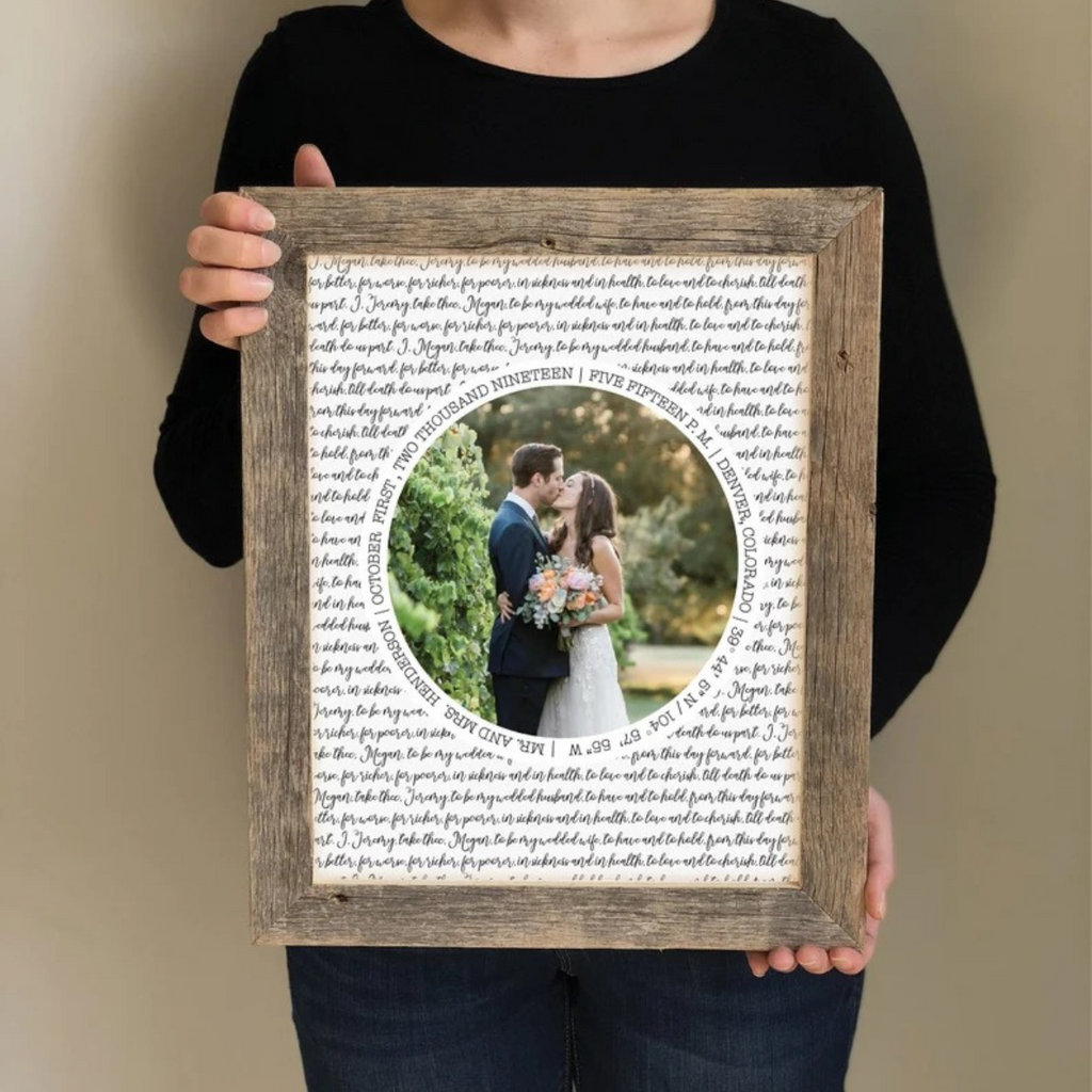 Personalized Wedding picture frame - Mother of the Bride Gift