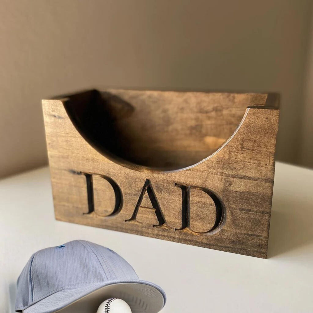 Custom Wooden Hat Holder Box Birthday Gift