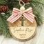 Personalized Wooden Baptism Christmas Tree Ornament - Christmas Ornament For Kids