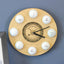 Personalized Wooden Golf Ball Clock Wall - Father's Day Gift