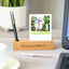 Personalized Wooden Pen Holder Photo Block - Father's Day Gift
