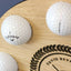Personalized Wooden Golf Ball Clock Wall - Father's Day Gift