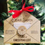 Personalized Wooden Ornament Letter To Santa - Christmas Ornament