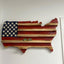 Rustic American USA Flag Golfball Display - Father's Day Gift