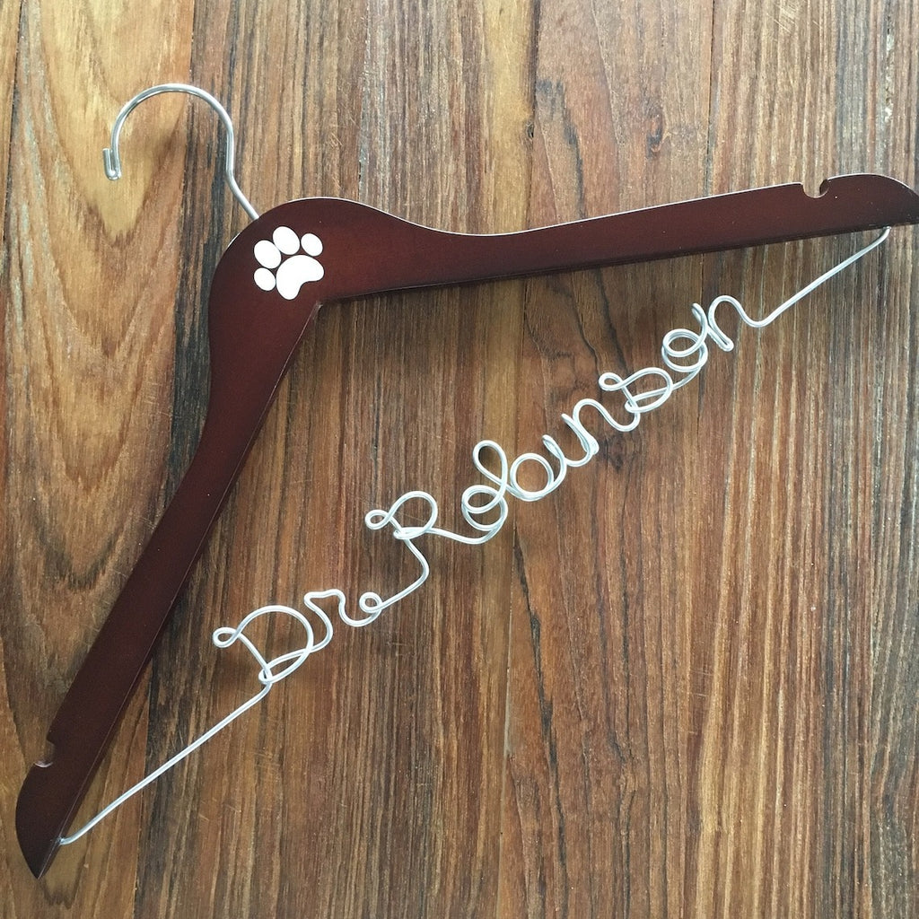 Personalized Doctor Coat Hanger, Medical Gift For Men And Women