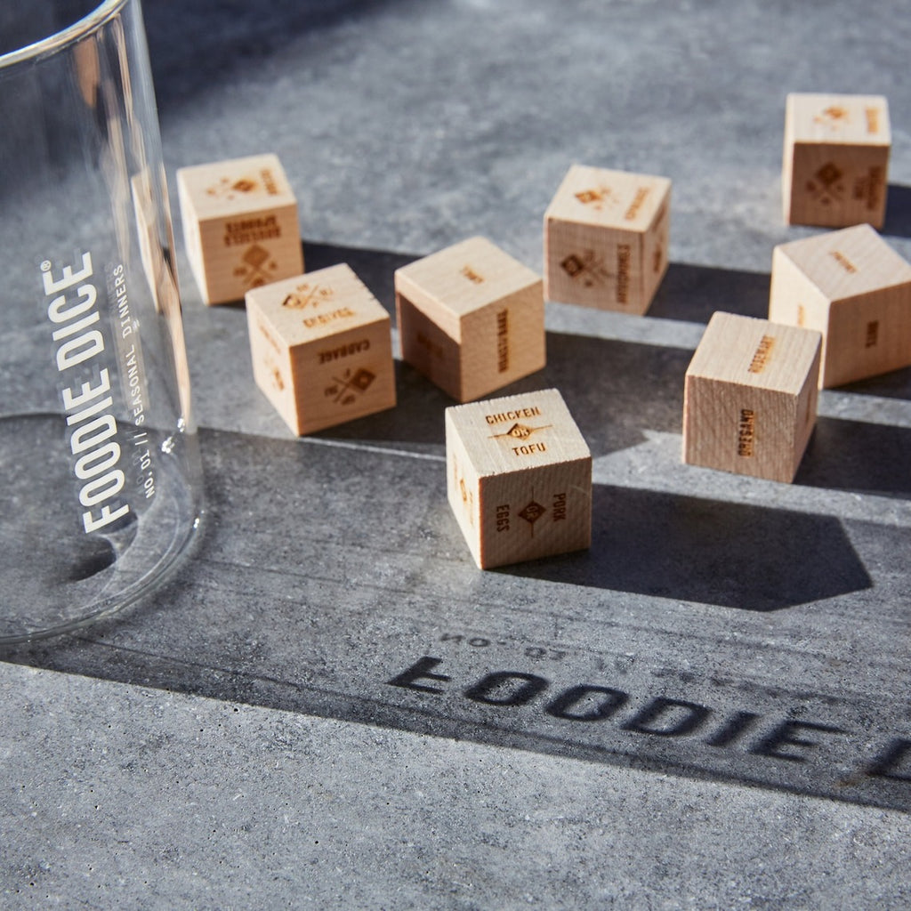 Personalized Foodie Dice Seasonal Dinners Tumbler - Christmas Cooking Gift And Activities