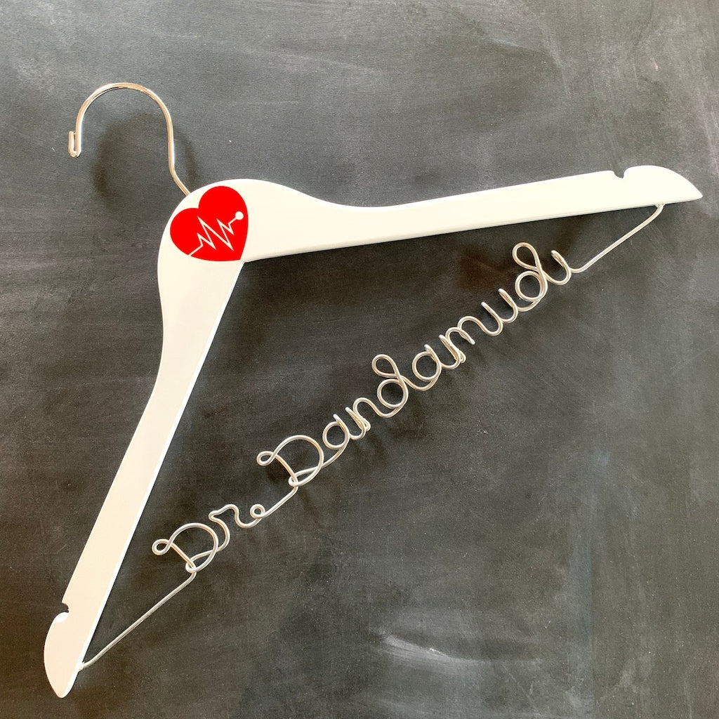 Personalized Doctor Coat Hanger, Medical Gift For Men And Women