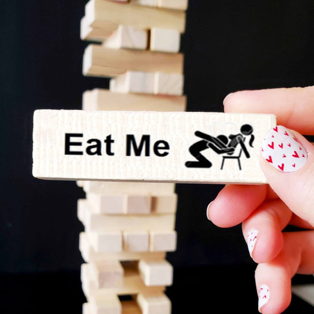 Super Sexy Jenga Game, Wooden Sexy gift for couple & date night ideas for Anniversary, Valentine, Wedding