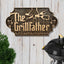 The Grillfather Wooden Sign - Father's Day Gift