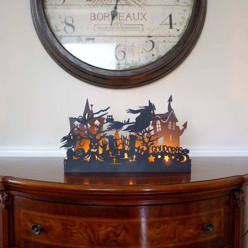 Personalized Halloween Candle Box - Halloween Decorations
