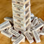 Wooden Jenga Block Tower Ice Breaker Version - Get To Know You Game - Team Building, Party Starter