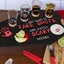 Wooden Halloween Horror Shot Tray - I Just Want To Take Shots