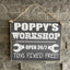 Personalized Grandpa's Garage Woodsign - Father's Day Gift