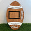 Personalized Wooden Football Photo Frame God Scores A Touchdown - Christmas Gift For Dad, Coach