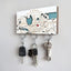 Personalized Magnetic Key Holder With Location