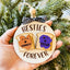 Personalized peanut butter and jelly besties forever ornament - Christmas ornament for friends