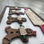 Personalized Wood Sign Gingerbread Family - Christmas Decoration