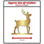 Personalized Christmas Reindeer Place Settings