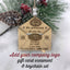 Personalized Wooden Company Gift Card Holder - Thank You Ornament