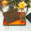 Set Personalized Leather Wallet And Keychain - Father's Day Gift