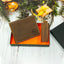 Set Of  2 Customized Leather Wallet And Keychain For Dad - Father's Day Gift