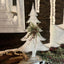 Hand made wooden tree with jute, jingle bells and tags