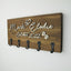 Personalized Wooden Key Hanger With 2 Layers
