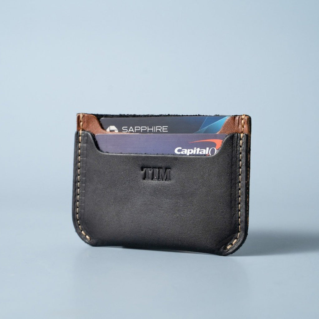 Personalized Slim Wallet With Name Engraved- Wallet for him