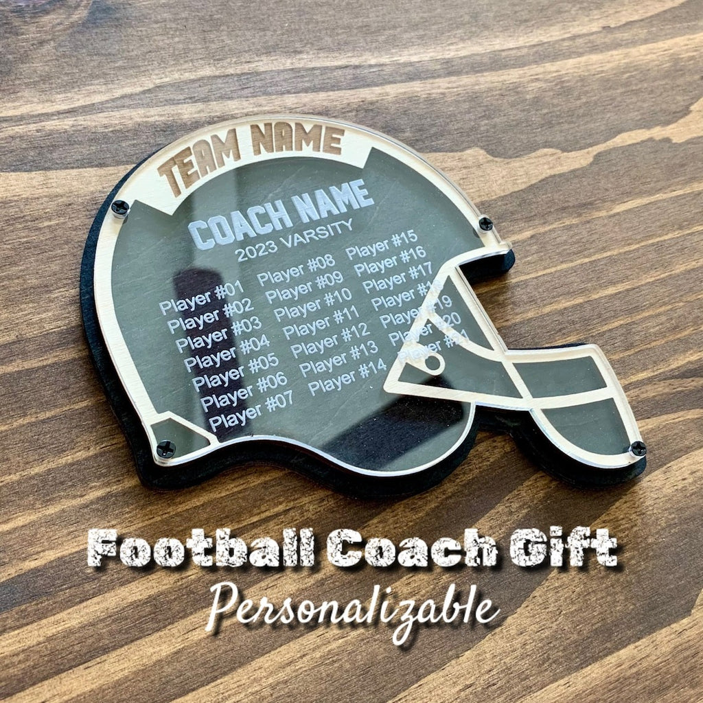 Football Helmet Coach Gift