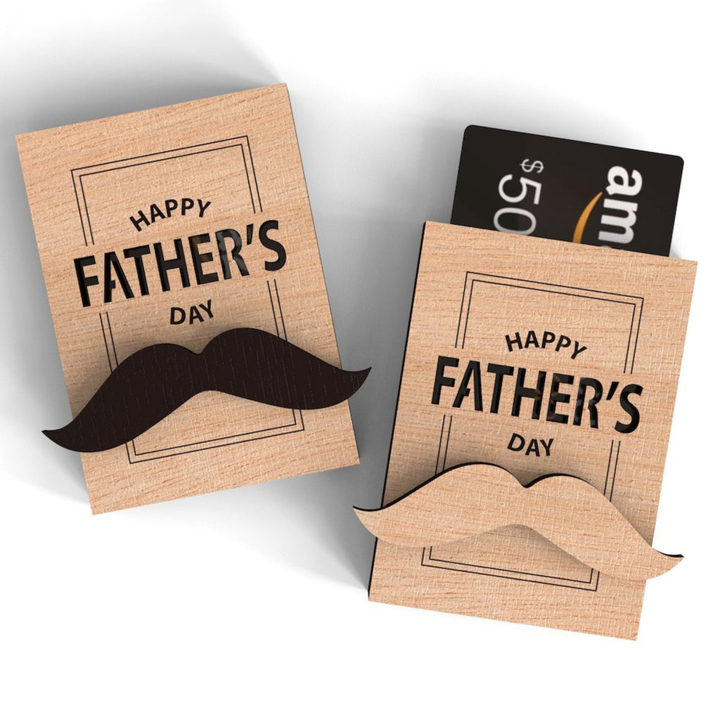Father's Day Wooden Gift Card Holder - Father's Day Gift
