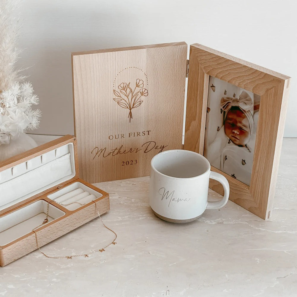 Our First Mother's Day Wooden Photo Frame - Mother's Day Gift