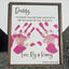 I Will Always Be Your Little Girl And Buddy - Handprint Sign - Father's Day Gift
