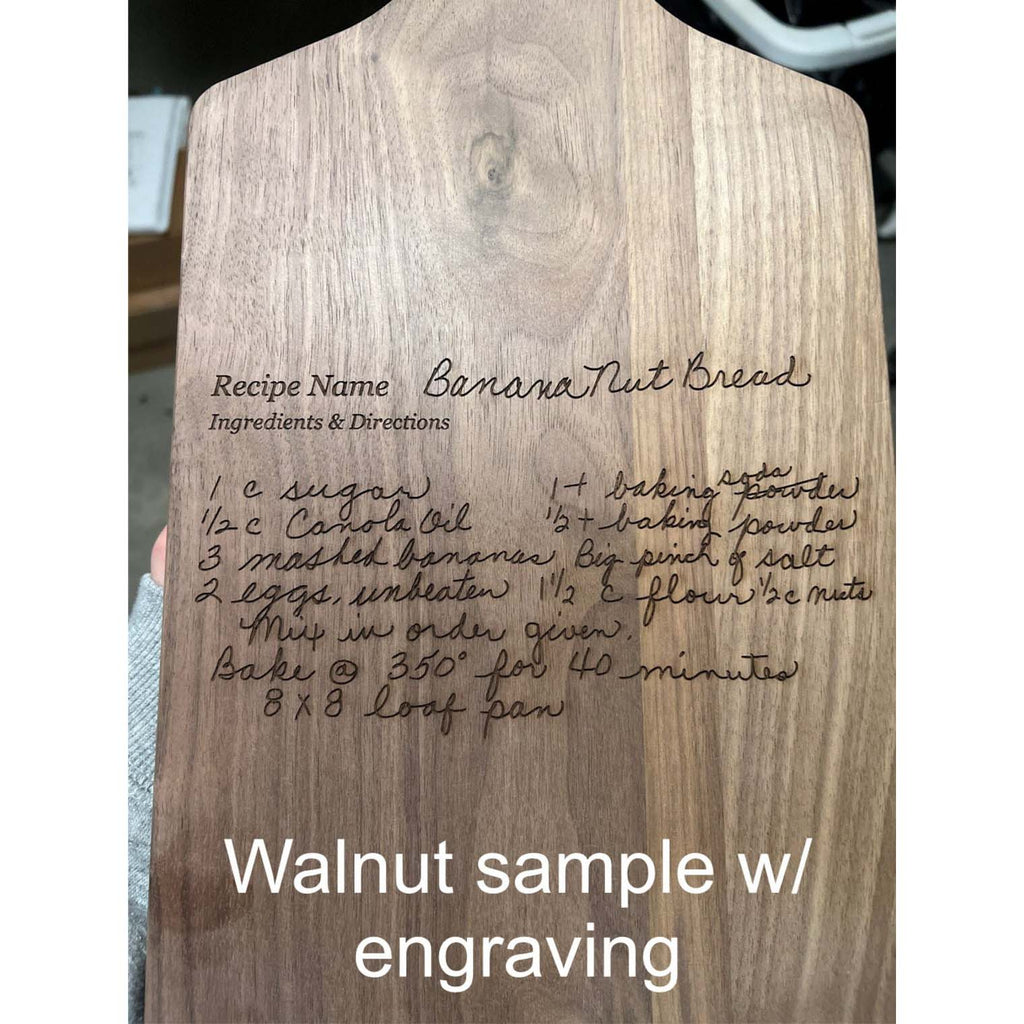 Personalized cutting board, preserve loved ones handwriting