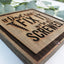 If Dad Can't Fix It With Back Engraved Wood Sign - Father's Day Gift
