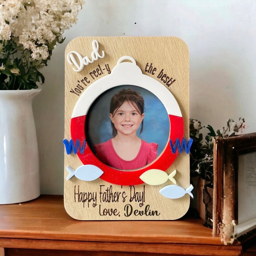 Personalized Fridge Photo Magnet - Father's Day Gift