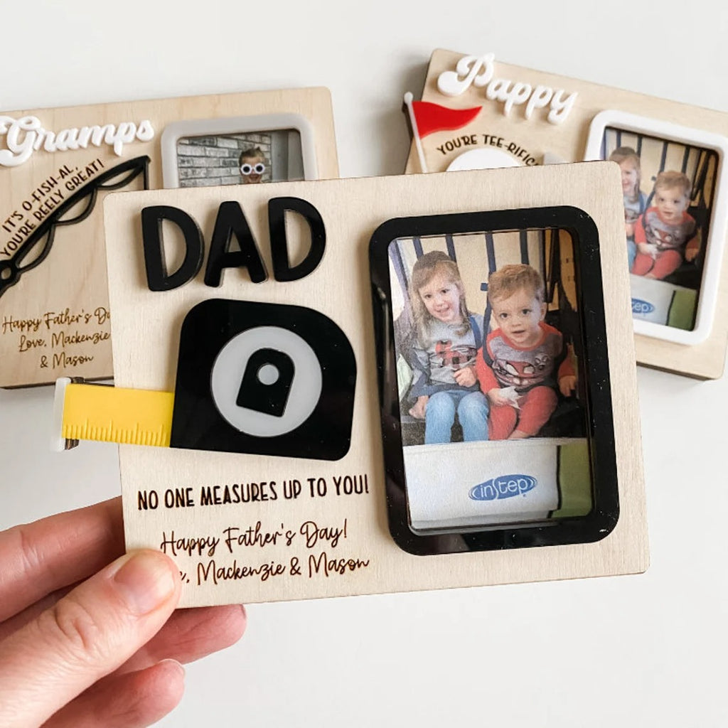 Personalized Fridge Photo Magnet Golf Fishing - Father's Day Gift