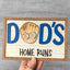 Dad's Home Run, Personalized Father’s Day Baseball Sign - Best Gifts For Dad